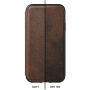 Nomad Folio Leather Case tok Apple iPhone XS Max - barna