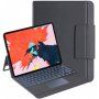 Mágneses tok beépített háttérvilágítású billentyűzettel és touchpaddal - iPad Pro 12,9" (2018-2022) - fekete