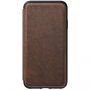 Nomad Folio Leather Tri-Fold tok Apple iPhone XS Max - barna