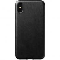 Nomad Rugged Leather Case tartós tok Apple iPhone XS Max - fekete