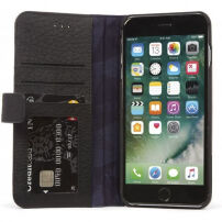 Decoded Leather Wallet tok Apple iPhone 8 Plus / 7 Plus / 6S Plus - fekete