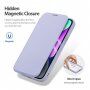 DUX DUCIS Skin X flip cover tok MagSafe -vel - iPhone 15 - lila