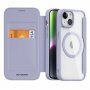DUX DUCIS Skin X flip cover tok MagSafe -vel - iPhone 15 - lila