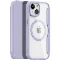 DUX DUCIS Skin X flip cover tok MagSafe -vel - iPhone 15 - lila