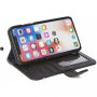 Decoded Leather Wallet tok Apple iPhone X - fekete