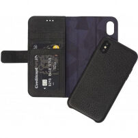 Decoded Leather 2in1 Wallet tok Apple iPhone X - fekete