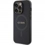Guess Saffiano tok MagSafe -vel - iPhone 15 Pro - fekete