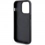 Guess Saffiano tok MagSafe -vel - iPhone 15 Pro - fekete
