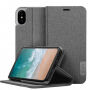 LAUT Apex Knit tok iPhone X - szürke