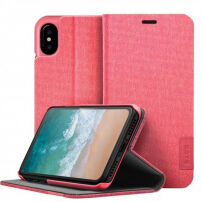 LAUT Apex Knit tok iPhone X - rózsaszín