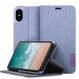 LAUT Apex Knit tok iPhone X - lila