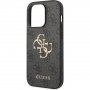 Guess 4G Metal Logo tok - iPhone 15 Pro - szürke