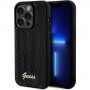 Guess Sequin Script Logo tok flitterekkel - iPhone 14 Pro Max - fekete