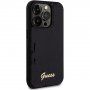 Guess Sequin Script Logo tok flitterekkel - iPhone 14 Pro Max - fekete