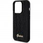 Guess Sequin Script Logo tok flitterekkel - iPhone 14 Pro Max - fekete