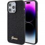 Guess Square Mirror Script Logo tok - iPhone 15 Pro Max - fekete