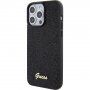 Guess Square Mirror Script Logo tok - iPhone 15 Pro Max - fekete