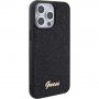 Guess Square Mirror Script Logo tok - iPhone 15 Pro Max - fekete