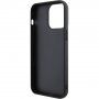 Guess Square Mirror Script Logo tok - iPhone 15 Pro Max - fekete
