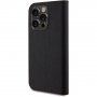 Karl Lagerfeld Saffiano Karl and Choupette NFT flip cover tok - iPhone 15 Pro - fekete
