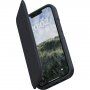 NJORD Leather flip cover tok MagSafe-vel - iPhone 14 - sötétszürke