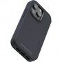 NJORD Leather flip cover tok MagSafe-vel - iPhone 14 Pro - sötétszürke