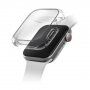 UNIQ Garde Hibrid tok képernyővédővel Apple Watch 45 mm-es órához - átlátszó
