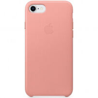 Eredeti Apple bőr tok iPhone SE (2020/2022) / 8 / 7 - világos rózsaszín