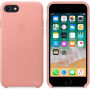 Eredeti Apple bőr tok iPhone SE (2020/2022) / 8 / 7 - világos rózsaszín