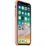 Eredeti Apple bőr tok iPhone X - világos rózsaszín
