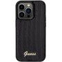 Guess Sequin Script Logo tok flitterekkel - iPhone 14 Pro Max - fekete