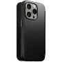 Nomad Modern Leather Folio flip cover tok MagSafe-vel - iPhone 15 Pro Max - fekete