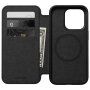 Nomad Modern Leather Folio flip cover tok MagSafe-vel - iPhone 15 Pro Max - barna