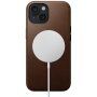 Nomad Modern Leather bőr tok MagSafe -vel - iPhone 15 - barna