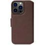 Decoded Detachable Wallet 2in1 levehető flip cover tok - iPhone 14 Pro Max - barna