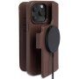 Decoded Detachable Wallet 2in1 levehető flip cover tok - iPhone 14 Pro Max - barna