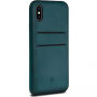 Twelve South Relaxed Leather Clip bőr tok iPhone X - kék