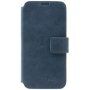FIXED ProFit bőr flip cover tok - iPhone 15 - sötétkék