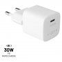 FIXED mini töltő 30W USB-C - PD Apple készülékekhez - fehér