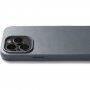 Mujjo Impact Leather bőr tok MagSafe -vel - iPhone 15 Pro Max - sötétszürke