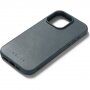 Mujjo Impact Leather bőr tok MagSafe -vel - iPhone 15 Pro Max - sötétszürke