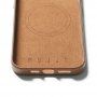Mujjo Full Leather Wallet bőr tok kártyatároló zsebbel - iPhone 15 Pro Max - barna