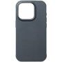 Mujjo Impact Leather bőr tok MagSafe -vel - iPhone 15 Pro Max - sötétszürke