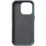 Mujjo Impact Leather bőr tok MagSafe -vel - iPhone 15 Pro Max - sötétszürke