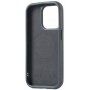 Mujjo Impact Leather bőr tok MagSafe -vel - iPhone 15 Pro Max - sötétszürke
