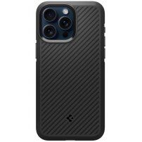Spigen Core Armor tartós matt tok - iPhone 15 Pro Max - fekete
