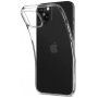 Spigen Crystal Flex transzparens tok - iPhone 15 Plus - átlátszó