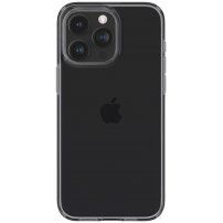 Spigen Crystal Flex transzparens tok - iPhone 15 Pro - szürke