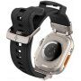 Spigen Dura Pro Armor tartós szíj - Apple Watch Ultra 49mm / 46mm / 45mm / 44mm / 42mm - fekete