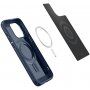 Spigen Armor MagFit tartós tok MagSafe -vel - iPhone 15 Pro Max - sötétkék